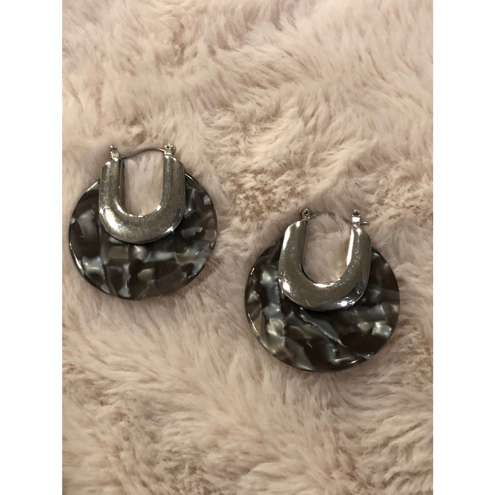 Silver Multi Color Earring - Picture 3 of 4